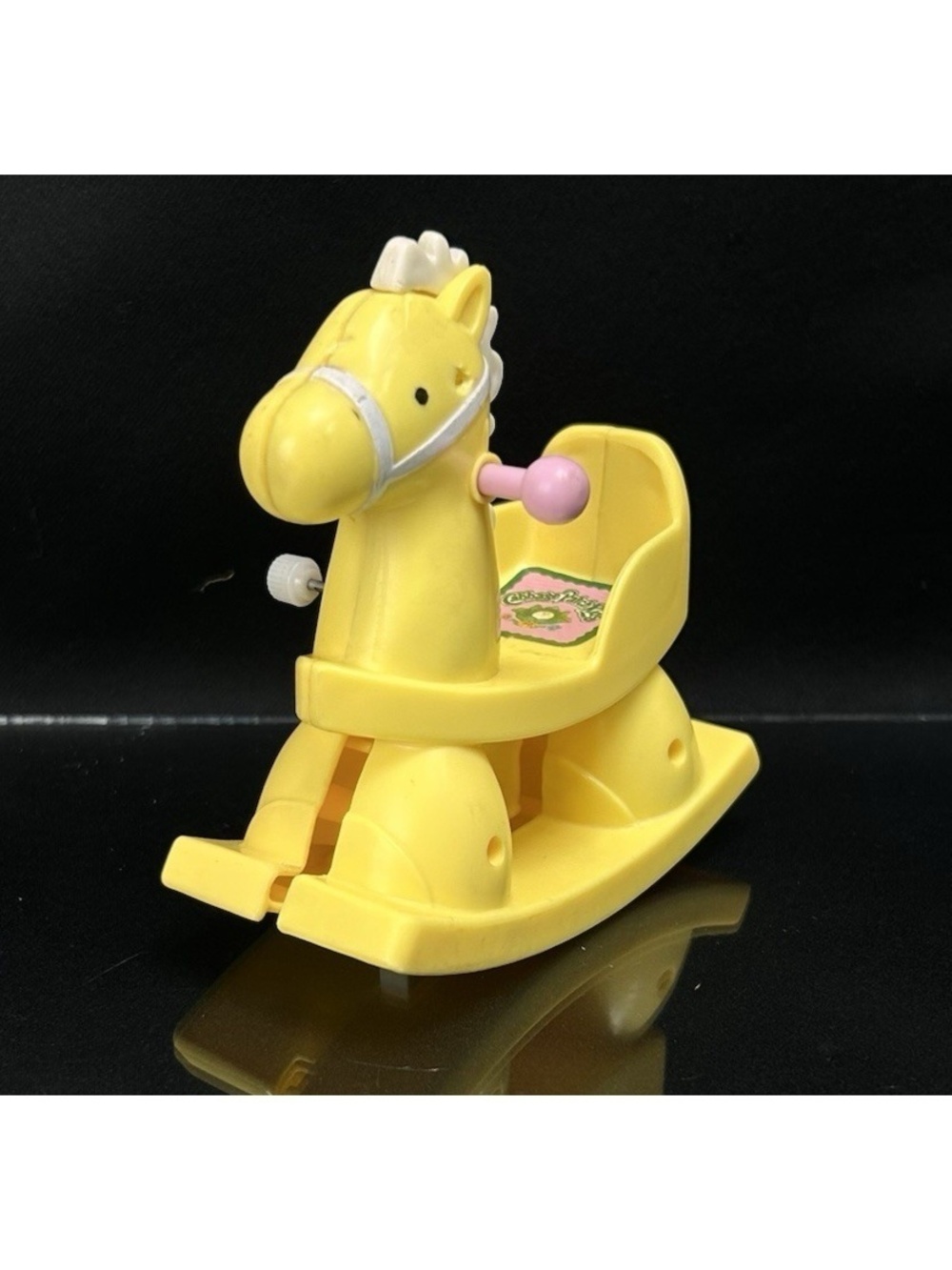 Vintage Cabbage Patch Kids Rocking Babies Wind Up Rocking Horse 1983 Works